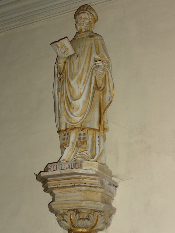 Sausseuzemare-en-Caux (Seine-Mar.) église, statue 08 Saint Guillaume
