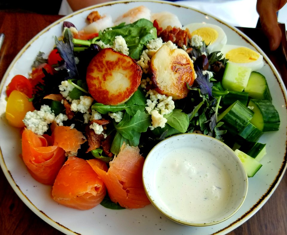 Scallop salad - Cliff House Maine - Cape Neddick, Maine - 20180723 141842