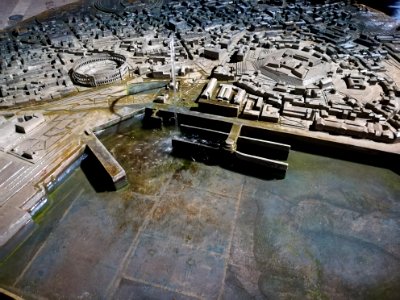 Scale model of Pula, Croatia 01