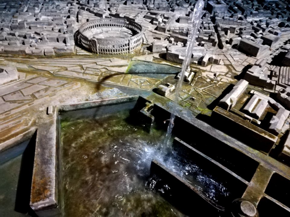 Scale model of Pula, Croatia 02