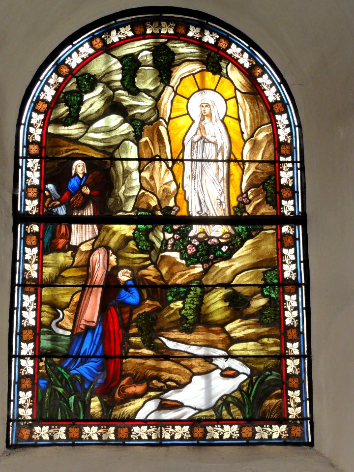 Sausseuzemare-en-Caux (Seine-Mar.) église, vitrail 03
