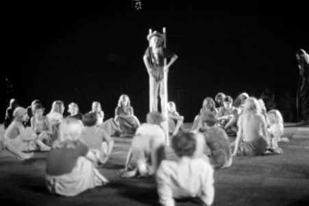Scène tijdens repetitie, Bestanddeelnr 924-6575