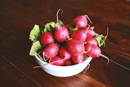 Fresh healthy radish photo