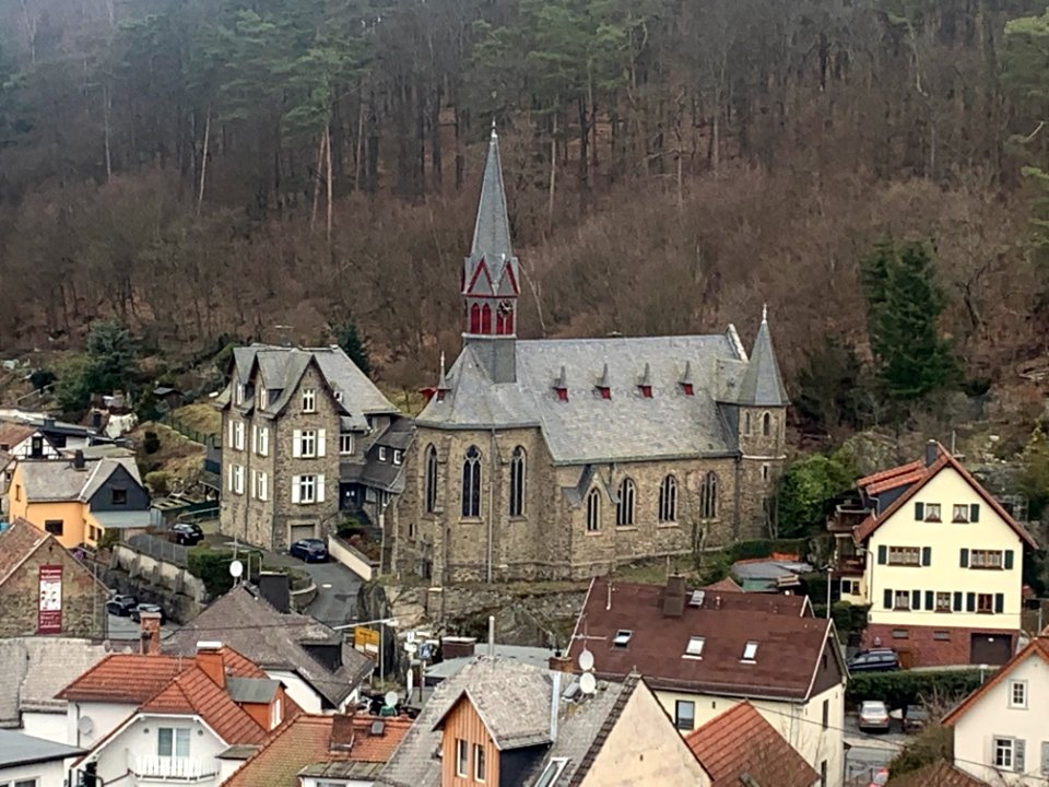 Schmitten Kirche, vom Leyhäuschen