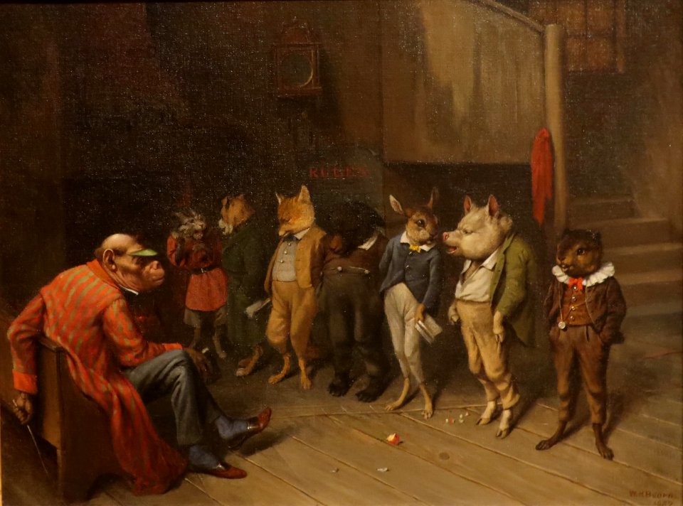 School Rules by William Holbrook Beard, 1887