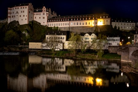 Schloss Weilburg bei Nacht