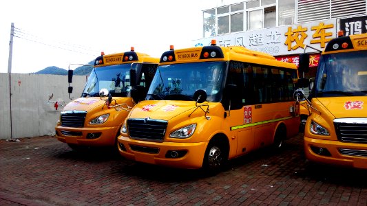 Schoolbus in Shenzhen China