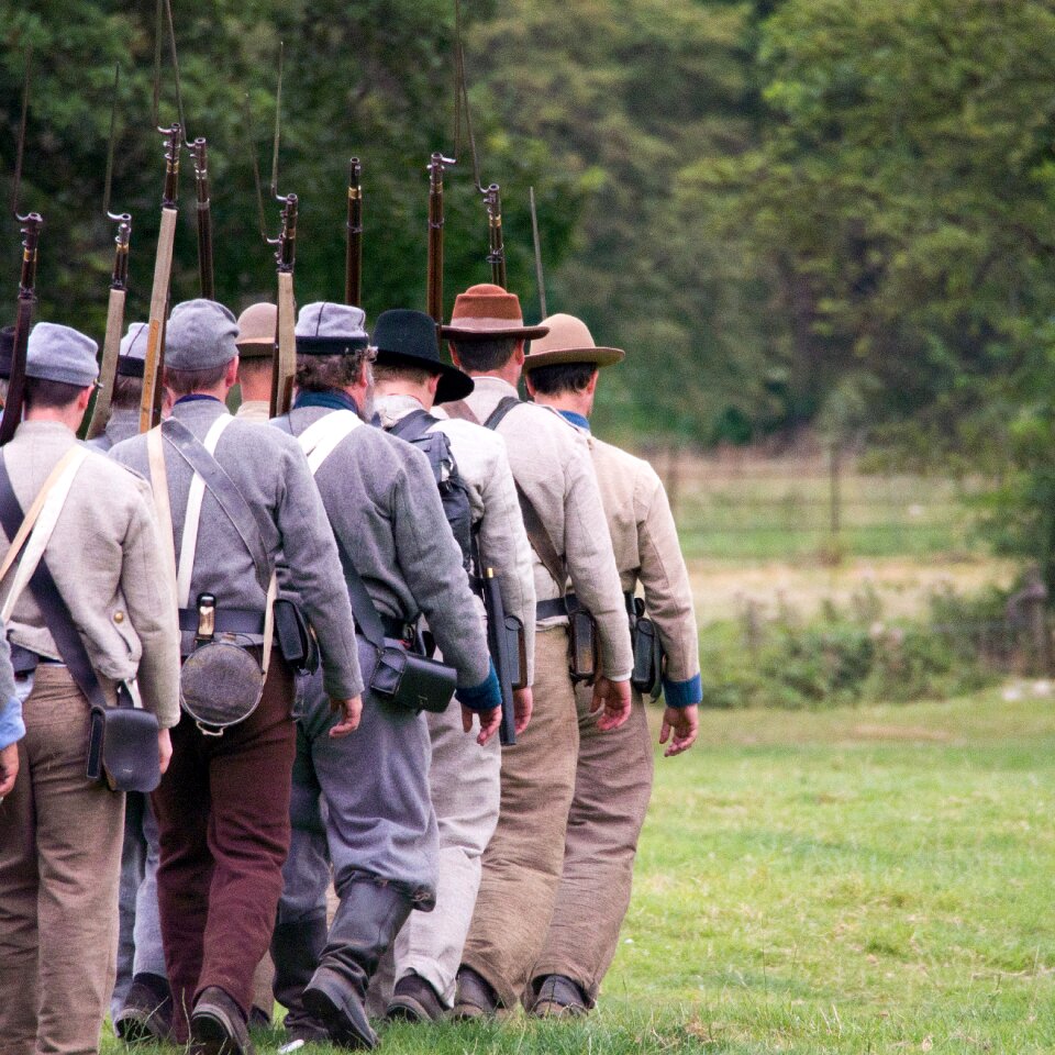 Living history historical fight