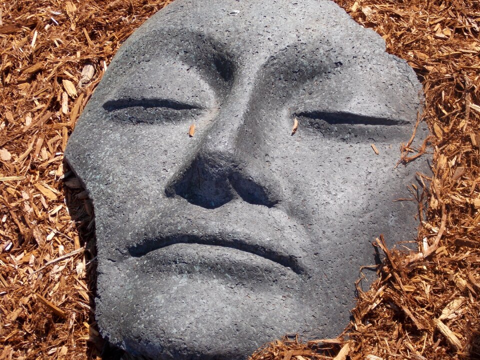 Sleeping statue asia