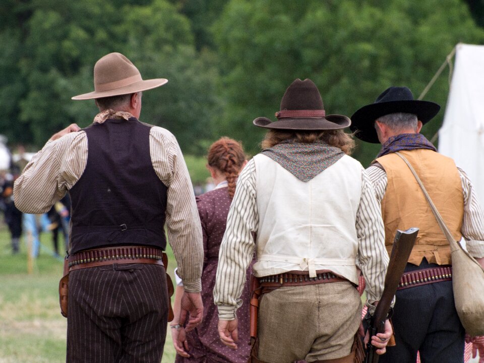 Living history historical fight