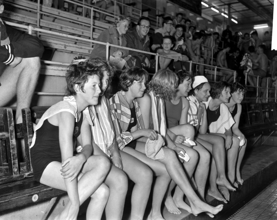 Scholierenherfsttoernooi waterpolo in Sportfondsenbad, Bestanddeelnr 913-1139