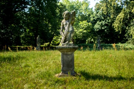 Schloss Uhyst Sandsteinfiguren