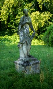 Schloss Uhyst Sandsteinfigur (3)