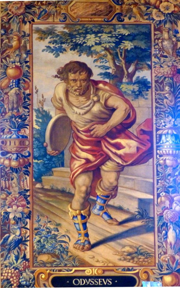 Schloss Ratibor Festsaal - Wandmalerei 3 Odysseus