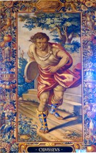 Schloss Ratibor Festsaal - Wandmalerei 3 Odysseus