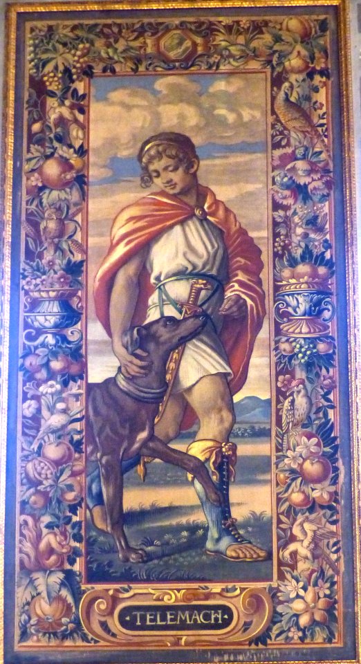 Schloss Ratibor Festsaal - Wandmalerei 4 Telemach