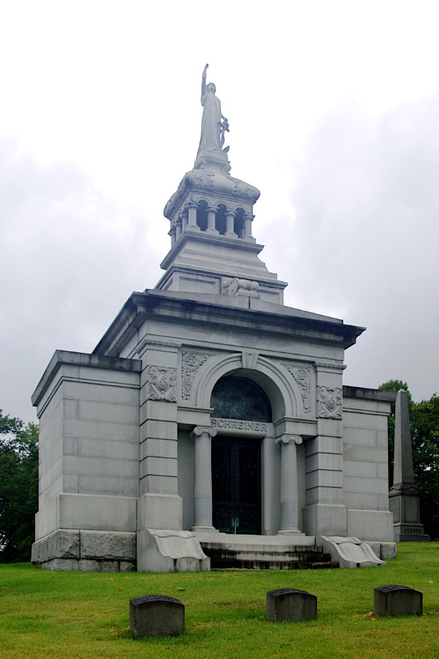 Schreiner mausoleum, Union Dale Cemetery, 2020-09-09, 02