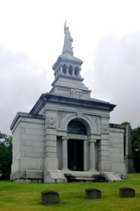 Schreiner mausoleum, Union Dale Cemetery, 2020-09-09, 02