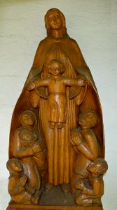 Schlossborn, Waldkapelle, Schutzmantelmadonna