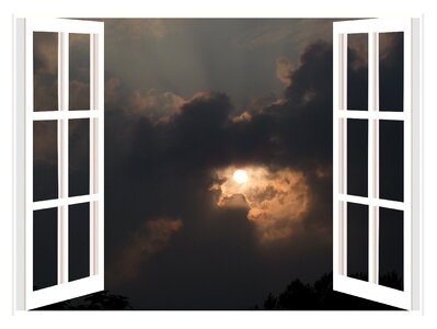 Ache window sky photo