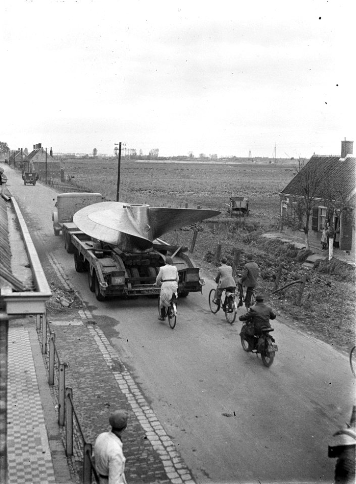 Schroef motorschip Willem Ruys onderweg, Bestanddeelnr 902-4409
