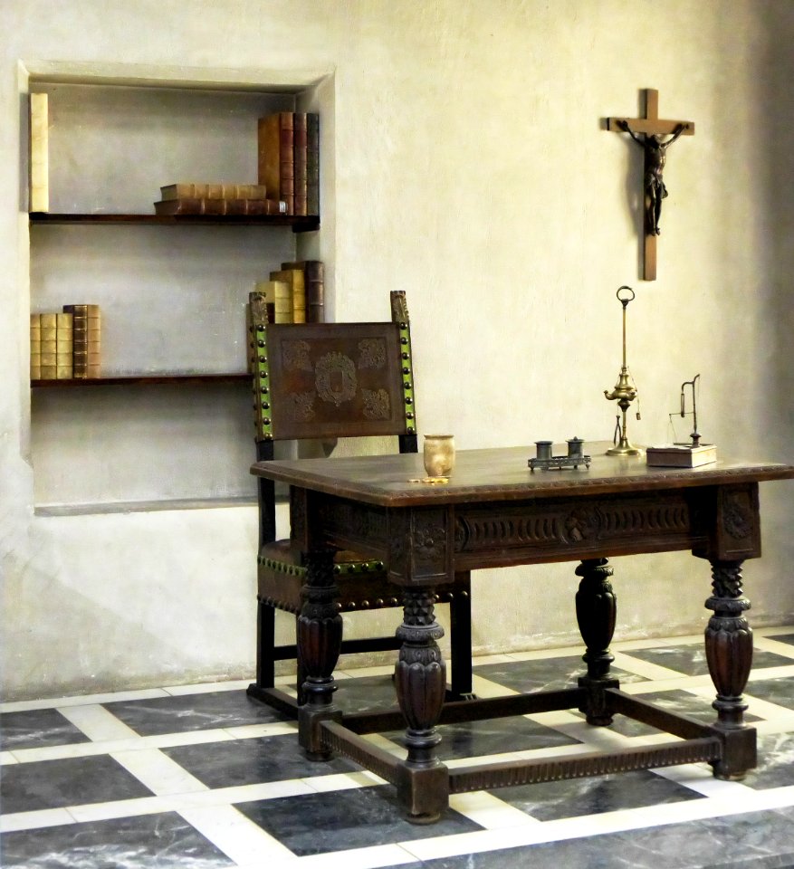 Schreibtisch.im.Galilei-Raum.Deutsches.Museum