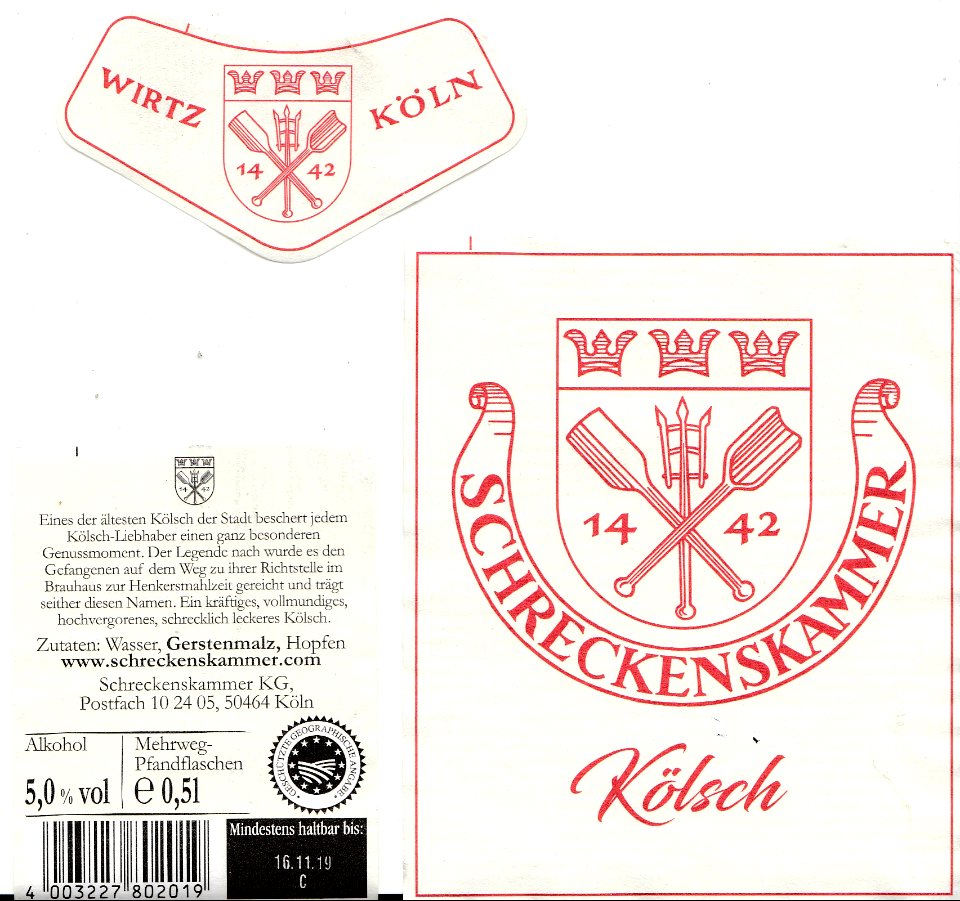 Schreckenskammer KG - Schreckenskammer Kölsch