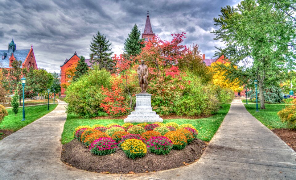 Burlington vermont cloudy sky