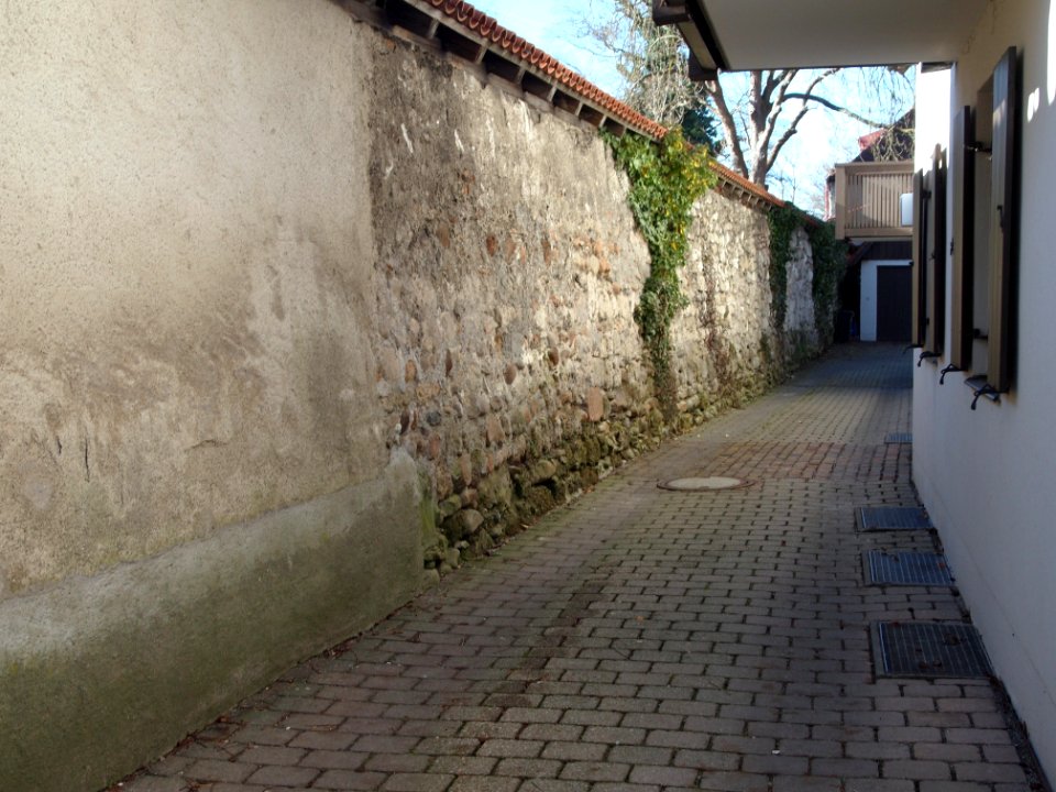 Schongau Stadtmauer bei Lindenplatz 3