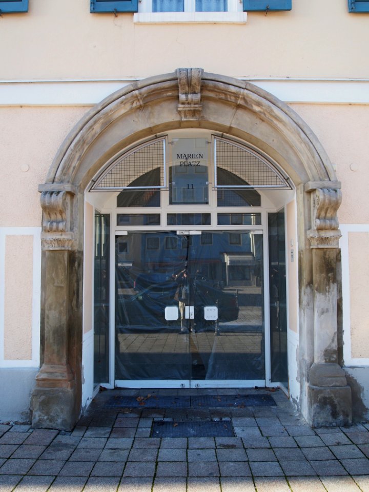 Schongau Marienplatz 11-Portal