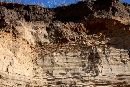 Schichtung - Sandkuhle in Kaaks