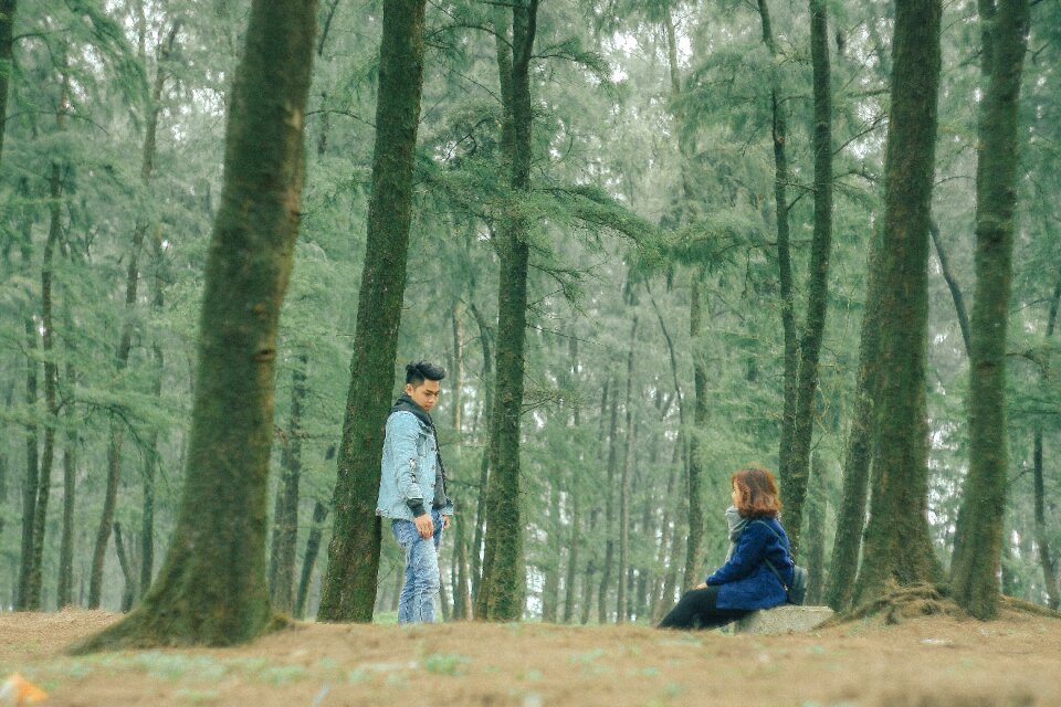 Forest girl love