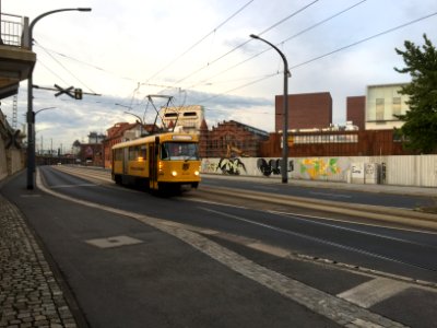 Schienenschleifwagen Dresden Könneritzstraße