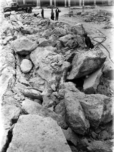 Scheveningen, het slopen van de bunkers en versperringen, Bestanddeelnr 900-9451