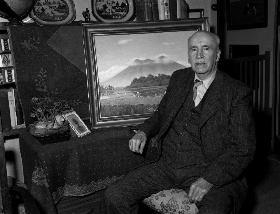 Schilder Jan Larij uit Haarlem 80 jaar, Bestanddeelnr 910-8603