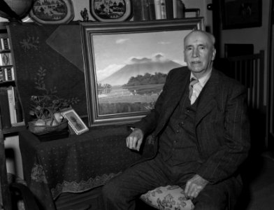 Schilder Jan Larij uit Haarlem 80 jaar, Bestanddeelnr 910-8603