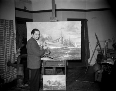 Schilderij Slag Javazee, Bestanddeelnr 902-5425