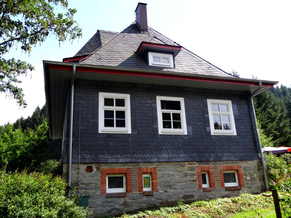 Schieferhaus in Pippelsdorf, Probstzella