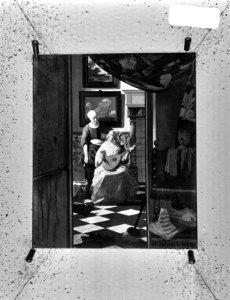 Schilderij De liefdesbrief van Joh Vermeer dat gestolen is uit gebouw der Sch, Bestanddeelnr 924-9727