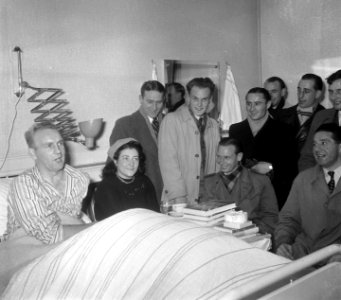 Schijvenaar bezoek door Nederlands elftal, Bestanddeelnr 904-8731