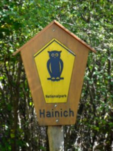 Schild Nationalpark Hainich 1
