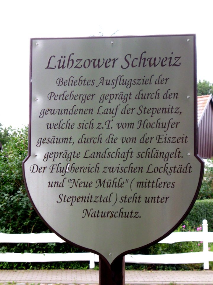 Schild lübzower schweiz 1