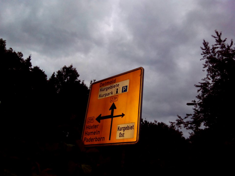 Schild in Horn Bad-Meinberg 25.09.2015