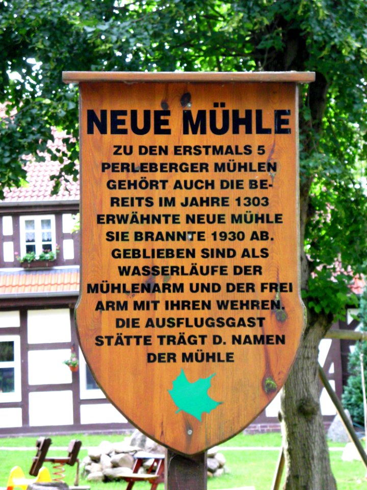 Schild neue mühle 1