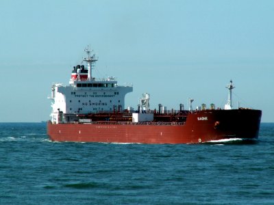 Saone p9 approaching Port of Rotterdam, Holland 08-Jul-2006
