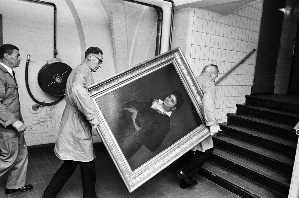 Schilderij van Goya Portret Don Ramon Satue , rechter in Madrid , weer terug i, Bestanddeelnr 924-0833
