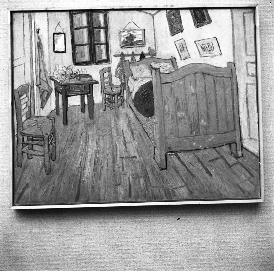 Schilderij Slaapkamer te Arles, Bestanddeelnr 900-7817