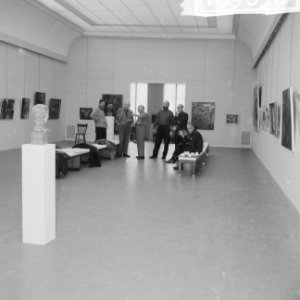 Schilderijententoonstelling in Arti et Amicitae van schilders aangesloten bij Ar, Bestanddeelnr 916-9858