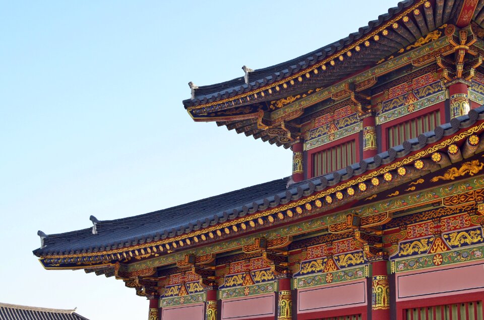 Beautiful place ancient palace building