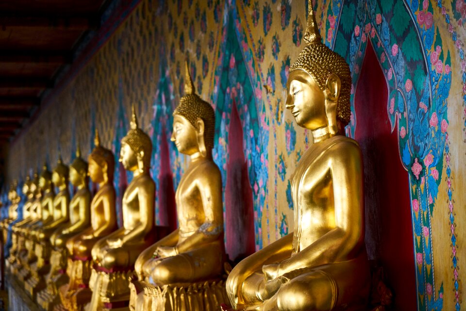Thai culture temple building